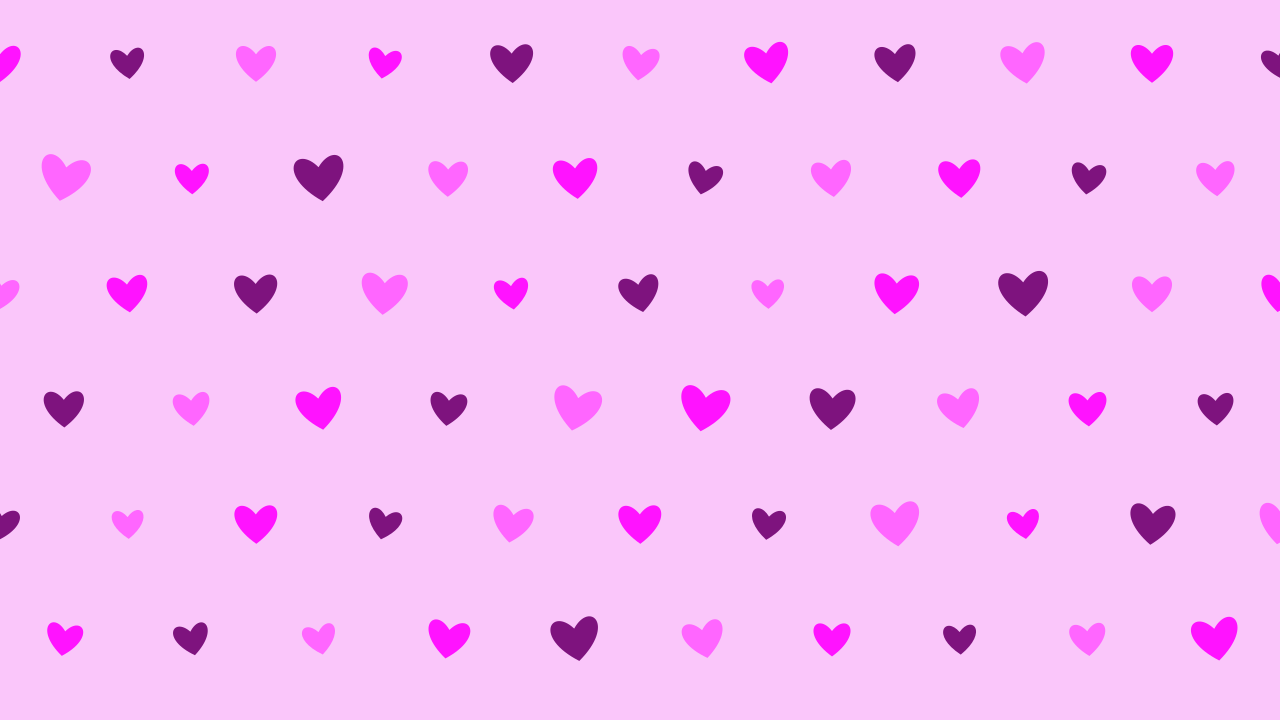 Fuchsia hearts background — free HD fuchsia color wallpaper 1920x1080