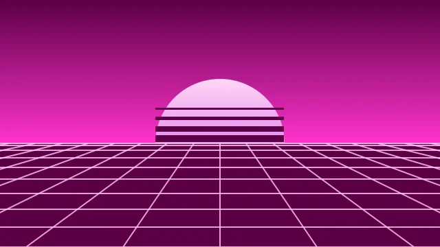 Fuchsia Pop vaporwave background — free HD fuchsia pop color wallpaper 1920x1080