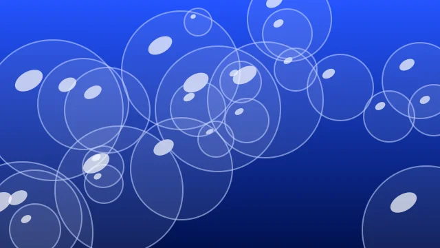 Full Spectrum Blue bubbles desktop wallpaper — free 4K full spectrum blue wallpaper 3840x2160