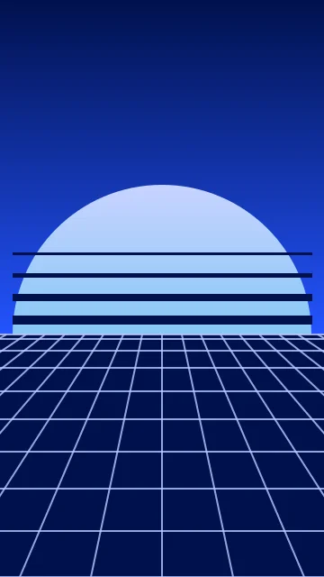 Full Spectrum Blue vaporwave phone wallpaper — free HD full spectrum blue mobile wallpaper 1080x1920