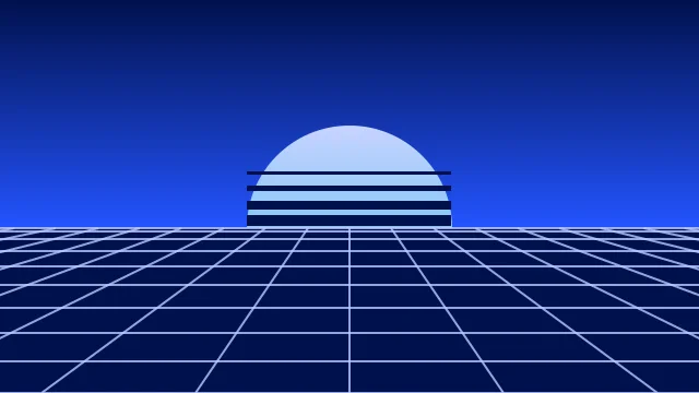 Full Spectrum Blue vaporwave desktop wallpaper — free 4K full spectrum blue wallpaper 3840x2160