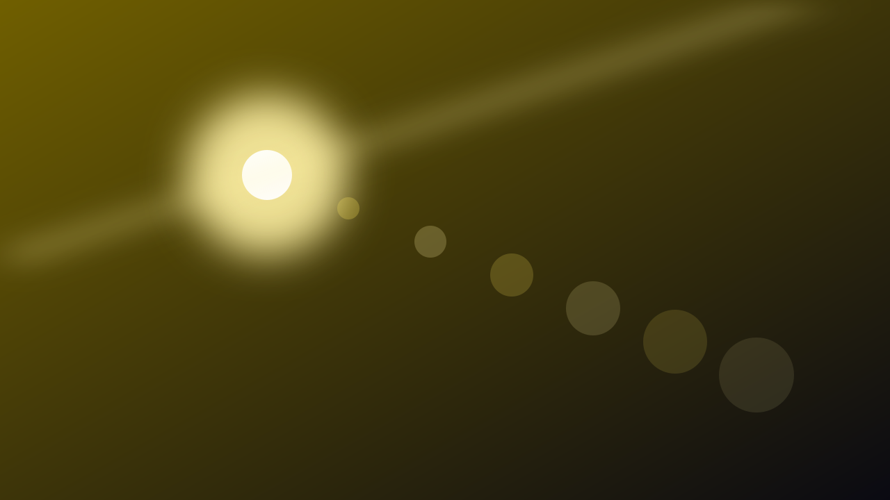 Gold lens flare background — free HD gold color wallpaper 1920x1080