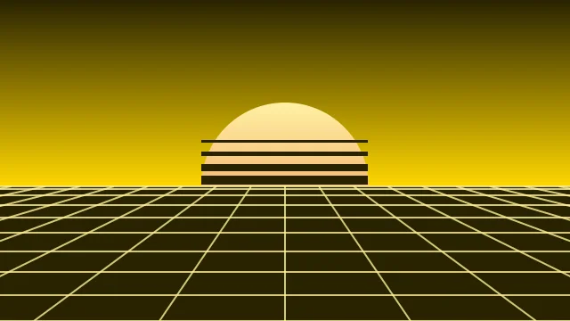 Gold vaporwave background — free HD gold color wallpaper 1920x1080