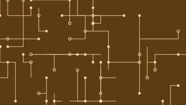 Golden Apricot circuit board background — free HD golden apricot color wallpaper 1920x1080