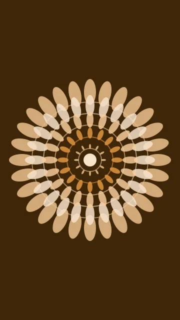 Golden Apricot mandala phone wallpaper — free HD golden apricot mobile wallpaper 1080x1920