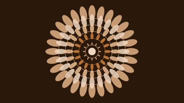Golden Chestnut mandala background — free HD golden chestnut color wallpaper 1920x1080