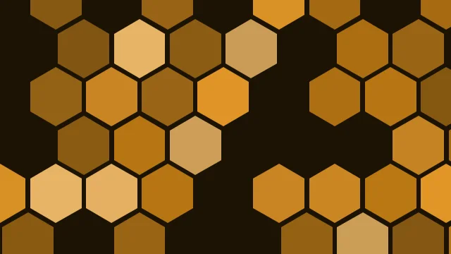 Golden Earth hexagon background — free HD golden earth color wallpaper 1920x1080