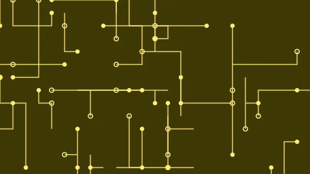 Golden Glow circuit desktop wallpaper — free 4K golden glow wallpaper 3840x2160
