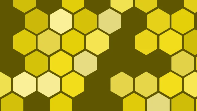 Golden Glow hexagon desktop wallpaper — free 4K golden glow wallpaper 3840x2160
