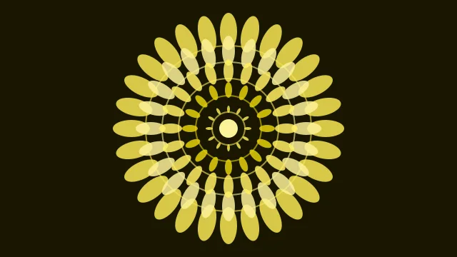 Golden Glow mandala desktop wallpaper — free 4K golden glow wallpaper 3840x2160