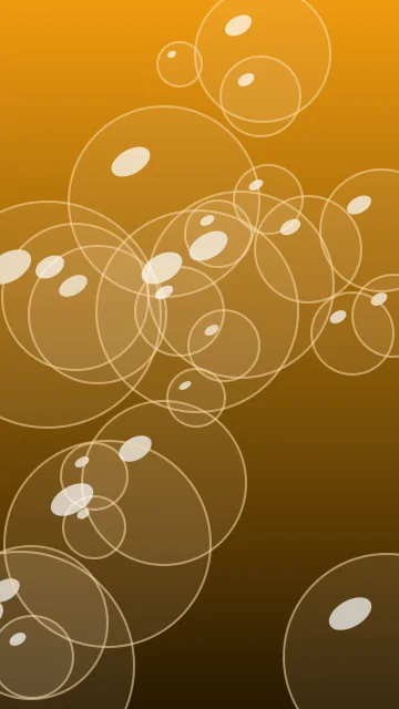 Golden Orange bubbles phone wallpaper — free HD golden orange mobile wallpaper 1080x1920