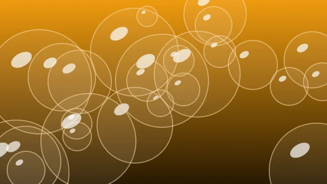 Golden Orange bubbles desktop wallpaper — free 4K golden orange wallpaper 3840x2160