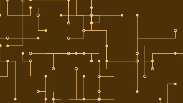 Golden Orange circuit desktop wallpaper — free 4K golden orange wallpaper 3840x2160