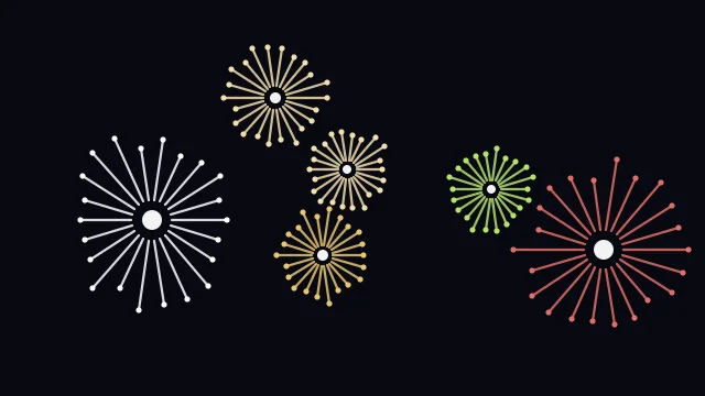 Golden Rod fireworks background — free HD golden rod color wallpaper 1920x1080