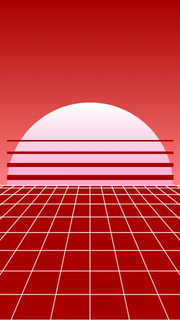 Grapefruit Pink vaporwave phone wallpaper — free HD retro wallpaper