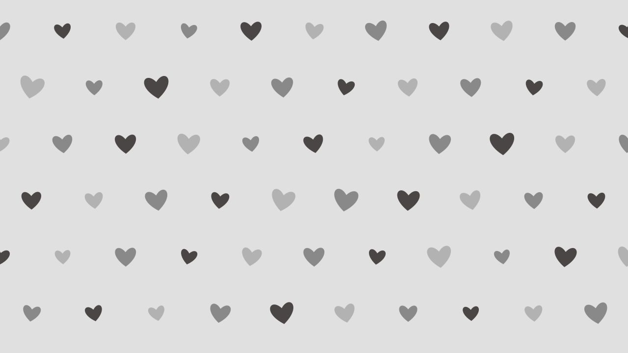 Gray hearts background — free HD gray color wallpaper 1920x1080