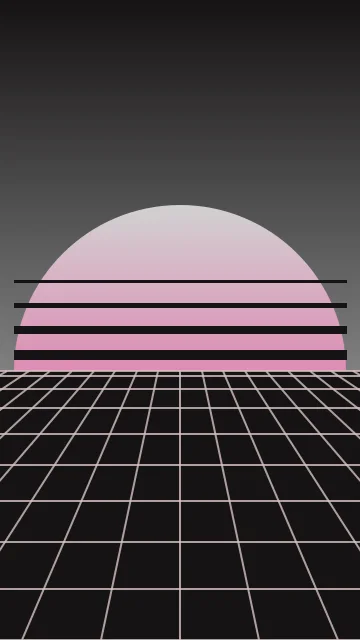 Gray vaporwave phone wallpaper — free HD gray mobile wallpaper 1080x1920