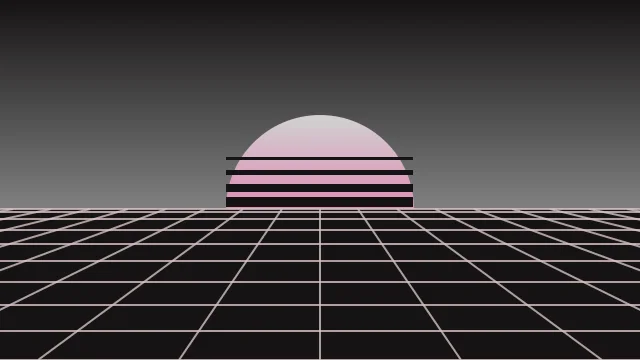 Gray vaporwave background — free HD gray color wallpaper 1920x1080