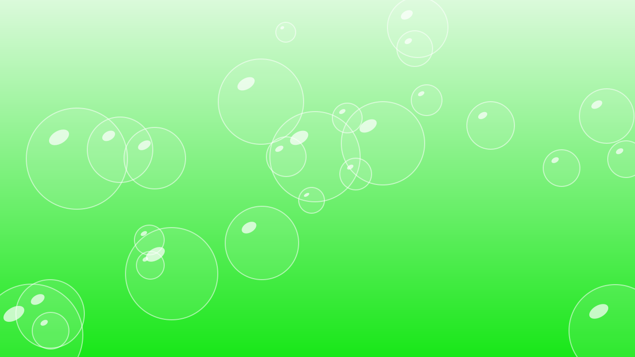 Green 100 bubbles background — free HD green 100 color wallpaper 1920x1080