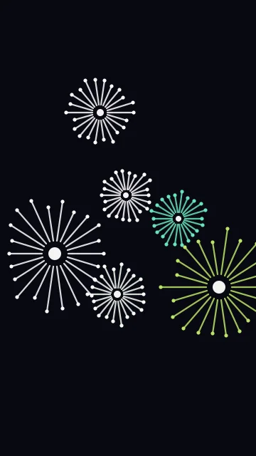 Green 200 fireworks phone wallpaper — free HD green 200 mobile wallpaper 1080x1920