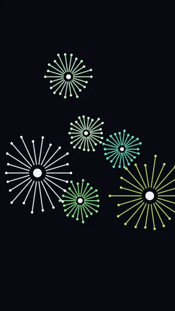 Green 400 fireworks phone wallpaper — free HD green 400 mobile wallpaper 1080x1920