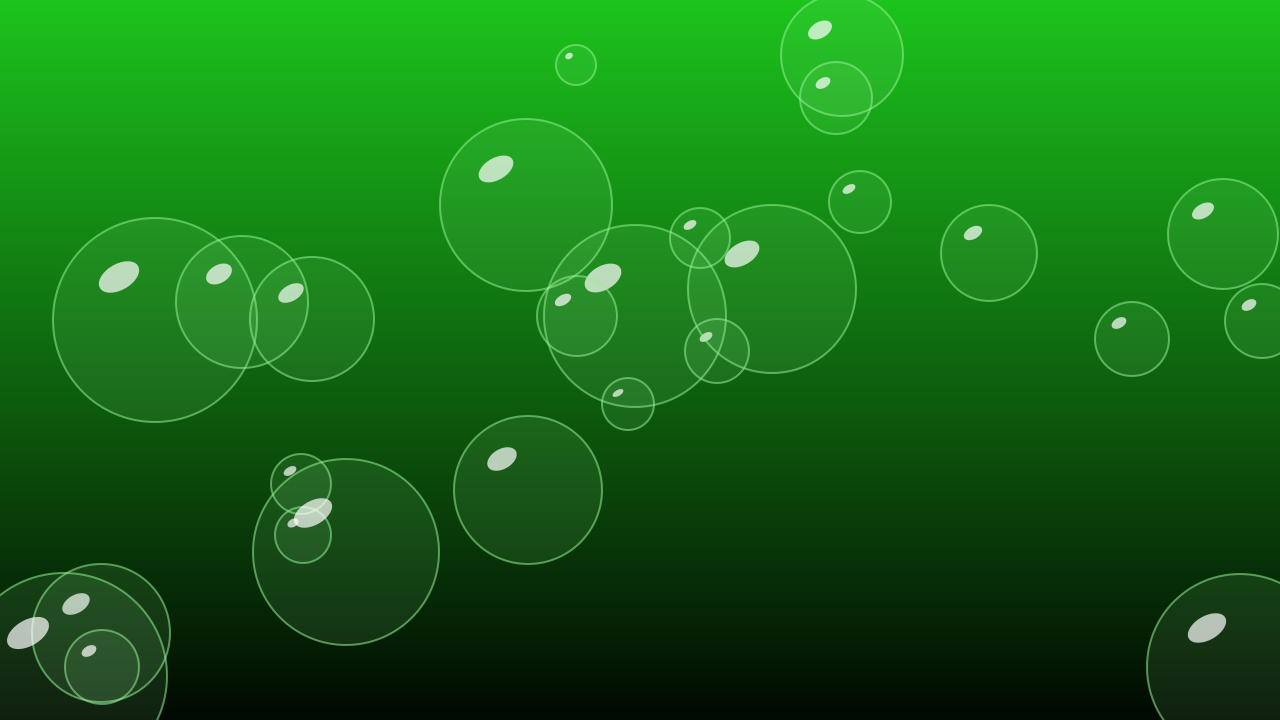 Green 500 bubbles background — free HD green 500 color wallpaper 1920x1080