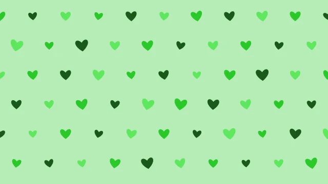 Green 500 hearts desktop wallpaper — free 4K green 500 wallpaper 3840x2160