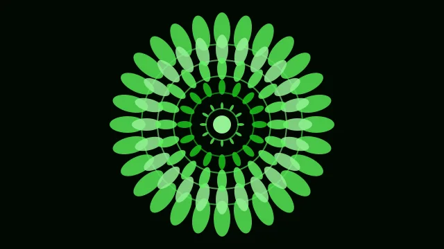 Green 500 mandala desktop wallpaper — free 4K green 500 wallpaper 3840x2160