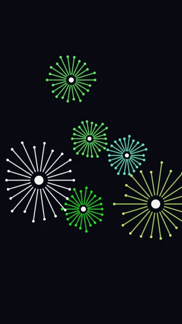 Green 600 fireworks phone wallpaper — free HD green 600 mobile wallpaper 1080x1920