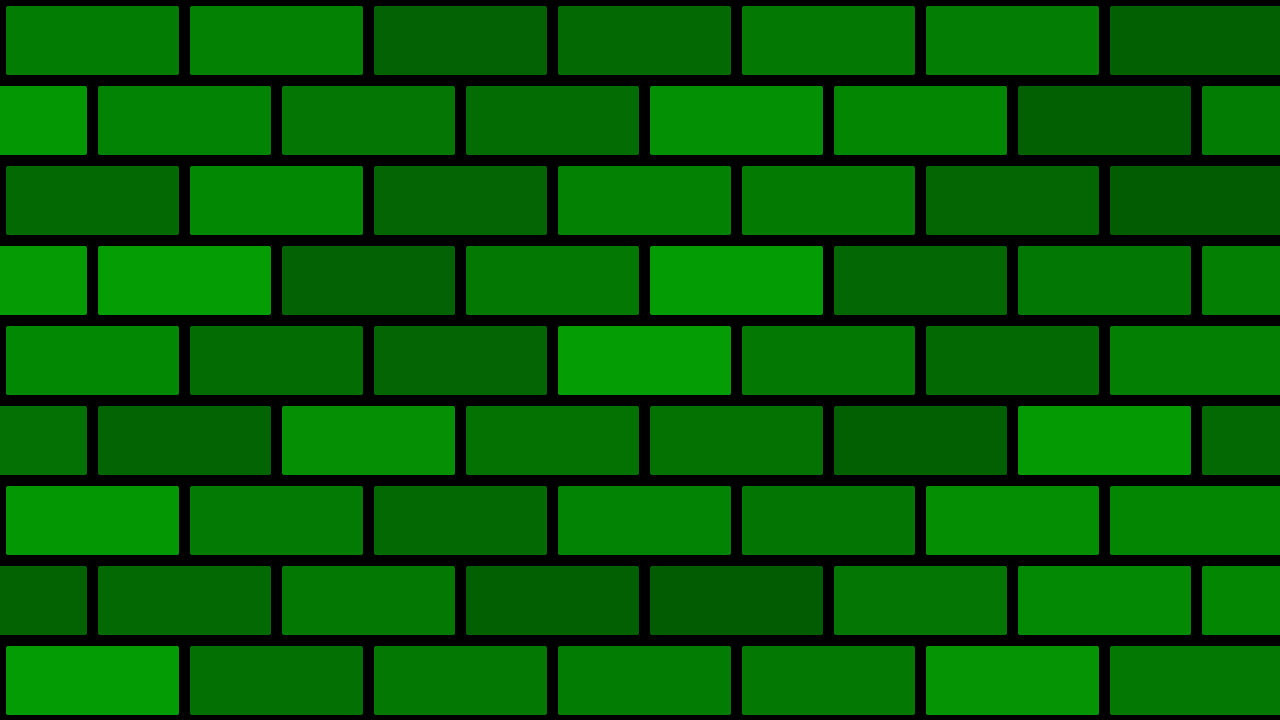 Green brick background — free HD green color wallpaper 1920x1080