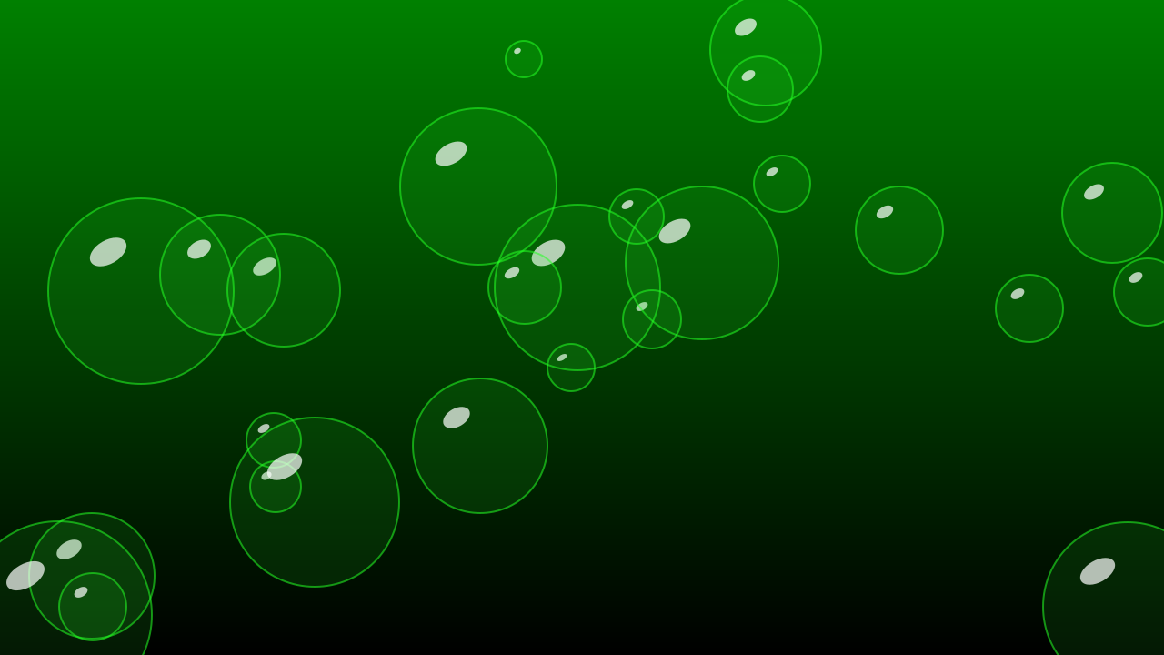 Green bubbles background — free HD green color wallpaper 1920x1080