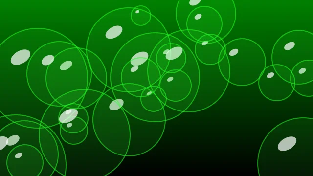 Green bubbles desktop wallpaper — free 4K green wallpaper 3840x2160