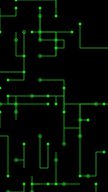 Green circuit phone wallpaper — free HD green mobile wallpaper 1080x1920
