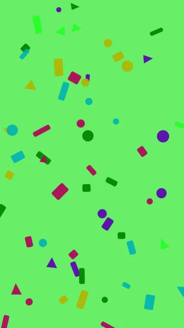 Green confetti phone wallpaper — free HD green mobile wallpaper 1080x1920