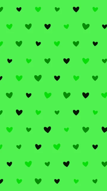Green hearts phone wallpaper — free HD green mobile wallpaper 1080x1920