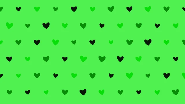 Green hearts desktop wallpaper — free 4K green wallpaper 3840x2160