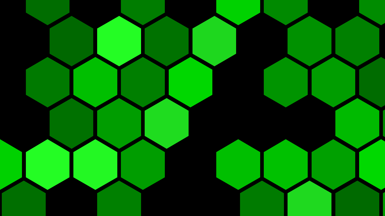 Green hexagon background — free HD green color wallpaper 1920x1080