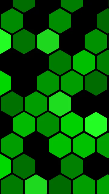Green hexagon phone wallpaper — free HD green mobile wallpaper 1080x1920