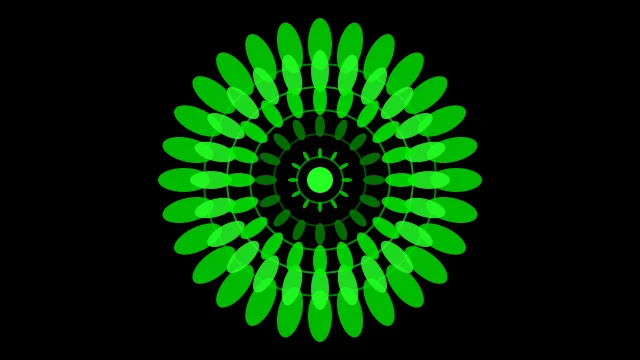 Green mandala desktop wallpaper — free 4K green wallpaper 3840x2160