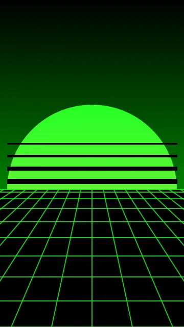 Green vaporwave phone wallpaper — free HD green mobile wallpaper 1080x1920