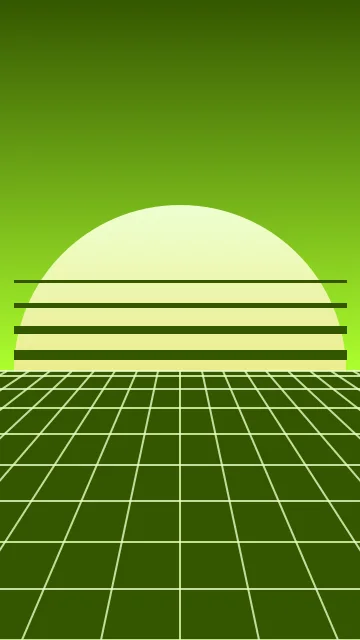 Green Yellow vaporwave phone wallpaper — free HD green yellow mobile wallpaper 1080x1920