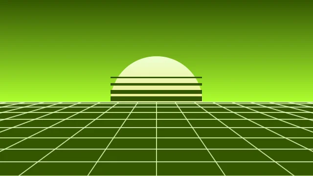 Green Yellow vaporwave desktop wallpaper — free 4K green yellow wallpaper 3840x2160