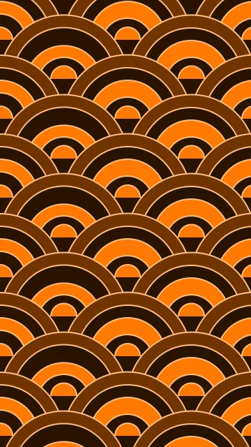 Harvest Orange artdeco phone wallpaper — free HD harvest orange mobile wallpaper 1080x1920