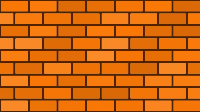 Harvest Orange brick background — free HD harvest orange color wallpaper 1920x1080