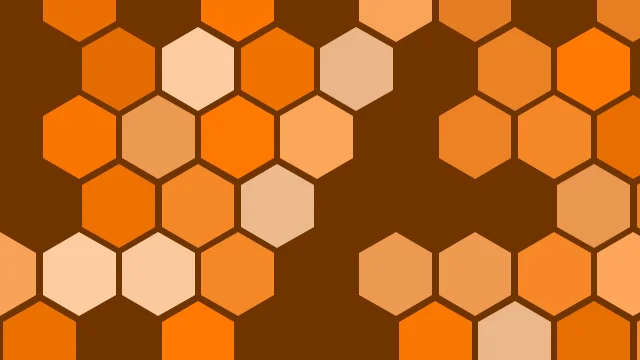 Harvest Orange hexagon background — free HD harvest orange color wallpaper 1920x1080
