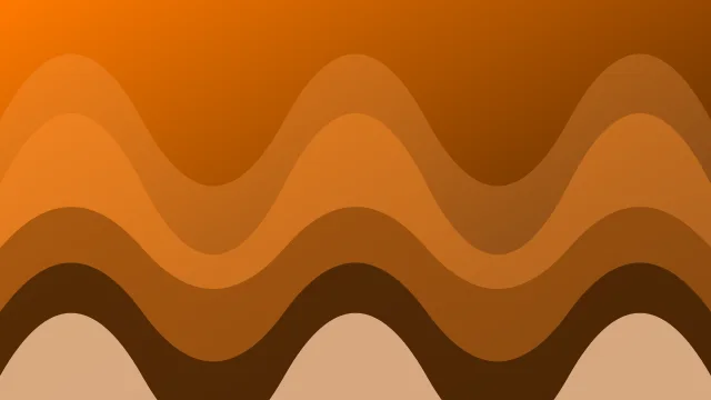 Harvest Orange waves background — free HD summer background
