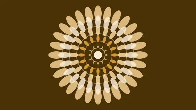 Honey Bronze mandala background — free HD honey bronze color wallpaper 1920x1080