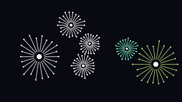 Honey Dew fireworks background — free HD honey dew color wallpaper 1920x1080