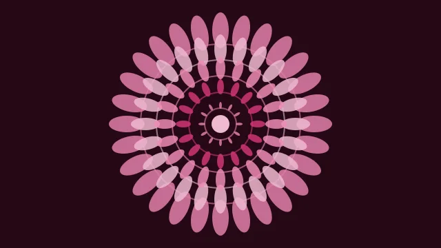 Hot Berry mandala background — free HD hot berry color wallpaper 1920x1080