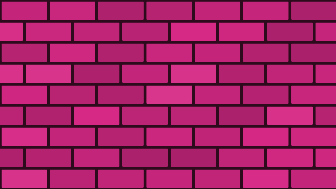 Hot Rose brick background — free HD hot rose color wallpaper 1920x1080